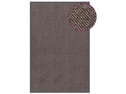 Vidaxl Tapete De Entrada Tufado 120x180 Cm Castanho-escuro