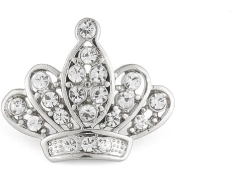 Pregadeiras VANCRYSTALS Queen (Latão - Prateado - 1 cm)