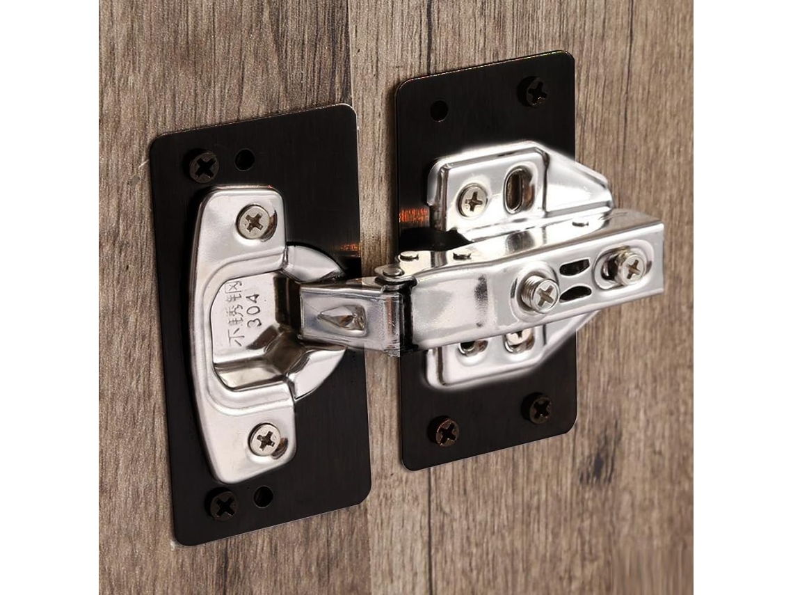 Kit De Placas Reparo Dobradiças, 1 4 10 Peças, Placa De Dobradiça Para Fixação E Reparo Dobradiças Portas Armários