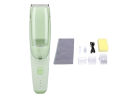 Primerox buzina de Cabelo Infantil com Vácuo Sem Fio Recarregável Ipx7 Resistente À Água Verde