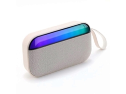 Caixa De Som Sem Fio Bs56 Bluetooth 5.0 Tws, À Prova Dágua Ipx7, Com Cordão, Cinza Olysi Shop