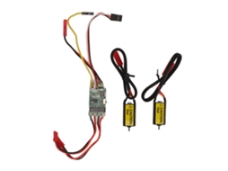 Controlador De Velocidad Eléctrico Bidireccional Dual 10a Esc Para Barco Tanque Modelo Rc