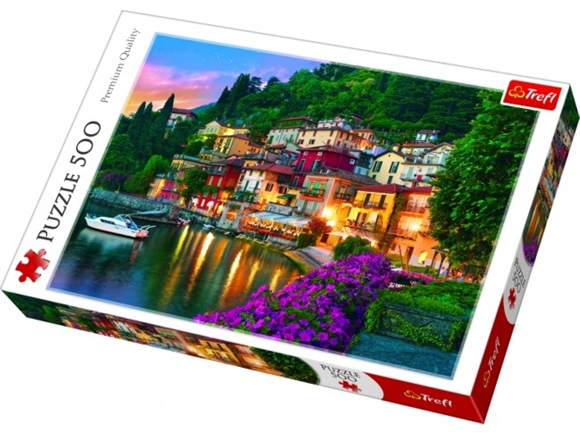 Puzzle TREFL Lake Como, Italy (Idade Mínima Recomendada: 12 Anos  - 500 Peças)