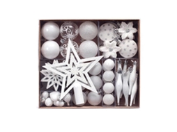 Enfeite De Árvore De Natal, Bolas Coloridas E Estrelas Olysi Shop
