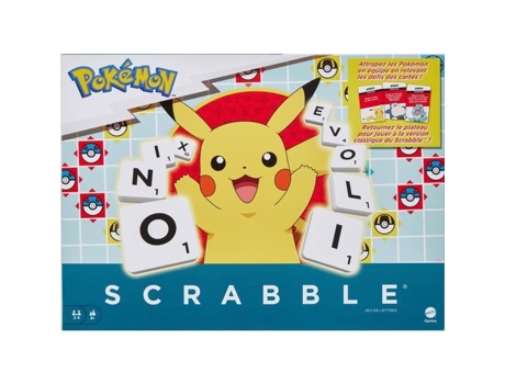 Pokémon Scrabble - Jogo de tabuleiro familiar com 2 modos de jogo HXT27