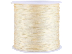 Fio De Aço Inoxidável Windgongsnoer 100 M - Cordão De Nylon Com Nó - Cordão Flexível - Durável - 0,8 Mm De Espessura - Ideal Para Joalharia