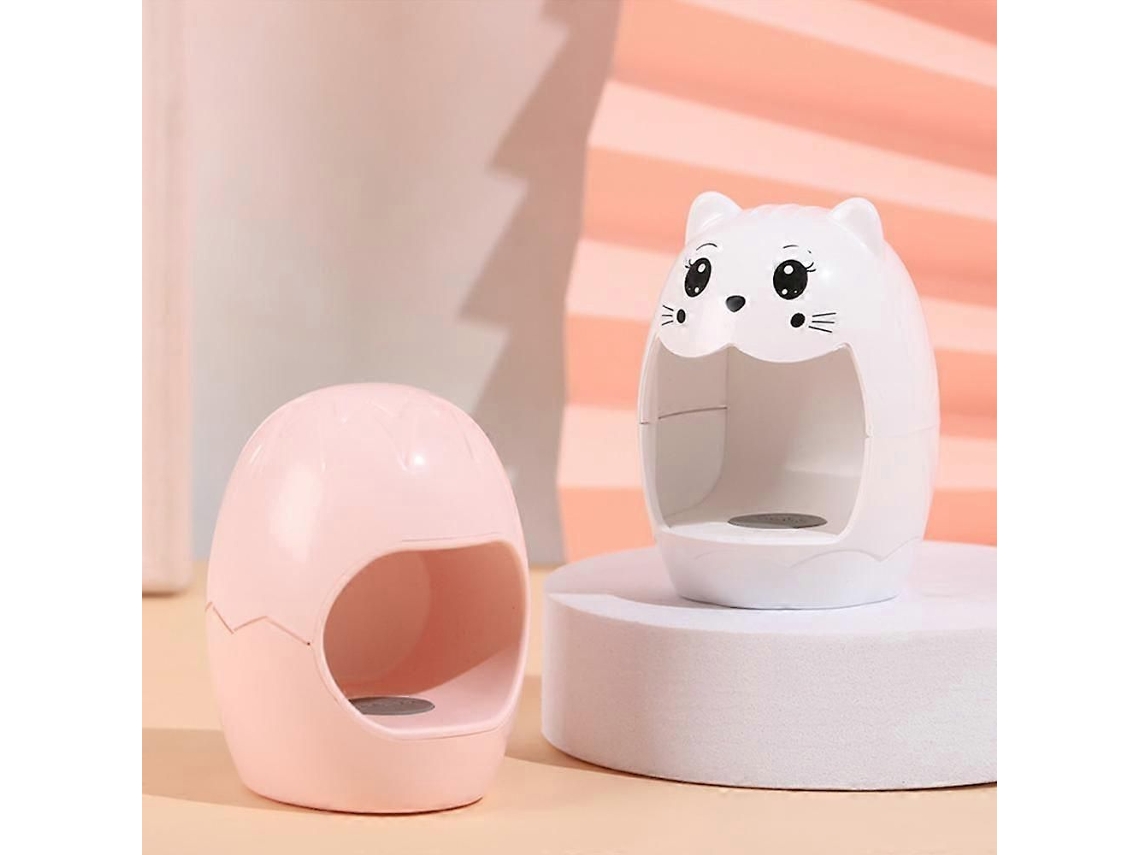 2pcs Mini Nail Lamp, Portable Uv Led Usb Lamps For Gel Polish Home And Salon, Egg shaped Cat Photothe Rapy Lamp GOKOCO