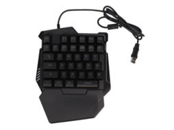 Teclado Gamer Rgb De Uma Mão Com 35 Teclas