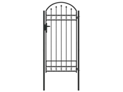Conjunto 1 Portal Durável Para Exteriores Vidaxl Cinzento Aço Revestido A Pó (100 X 195 Cm)