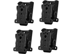 Conjunto De 4 Dobradiças Autotravantes Para Pés Mesa Dobráveis,