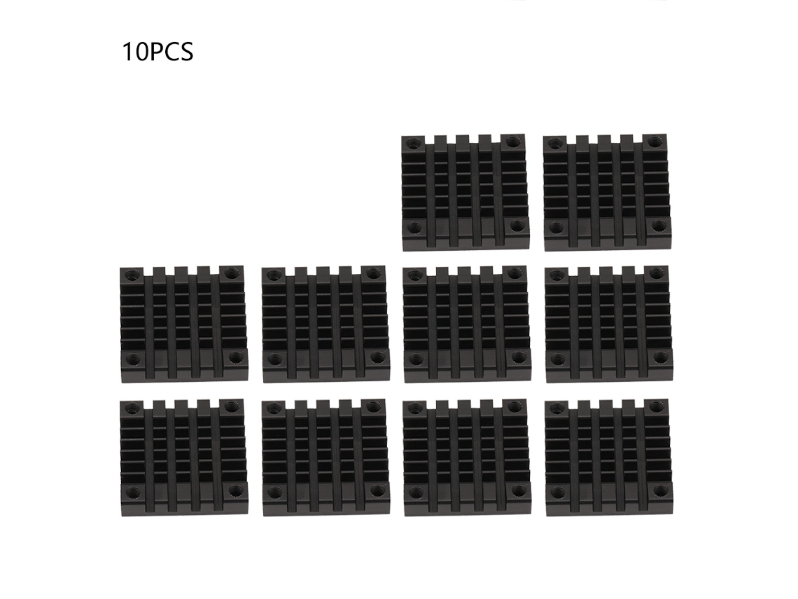 Dissipador de Calor Alumínio 25x25x5mm para Raspberry Pi