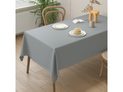 Toalha De Mesa Retangular De Pele De Cordeiro Verde, À Prova Dágua(140200cm), Antiderrapante E Resistente Ao Desgaste, Adequada Para Cozinhas E Fe