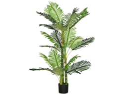 Planta Artificial Palmeira com Vaso 19,5x19,5x150 cm Sini Tech Store