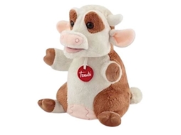 Fantoche de mão de vaca - TRUDI - 24 cm - Marrom - Criança - Pelúcia