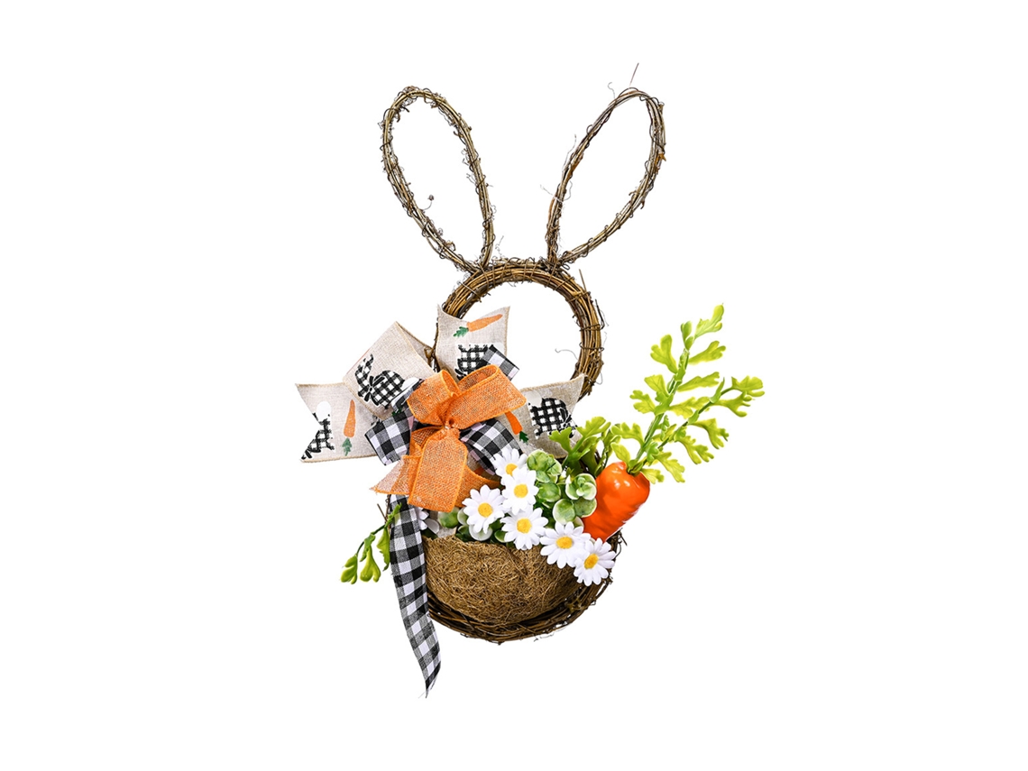 Laxiscreed Guarda-jóias Em Cesto De Rosas Com Vime Para Decoração De Casa E Páscoa