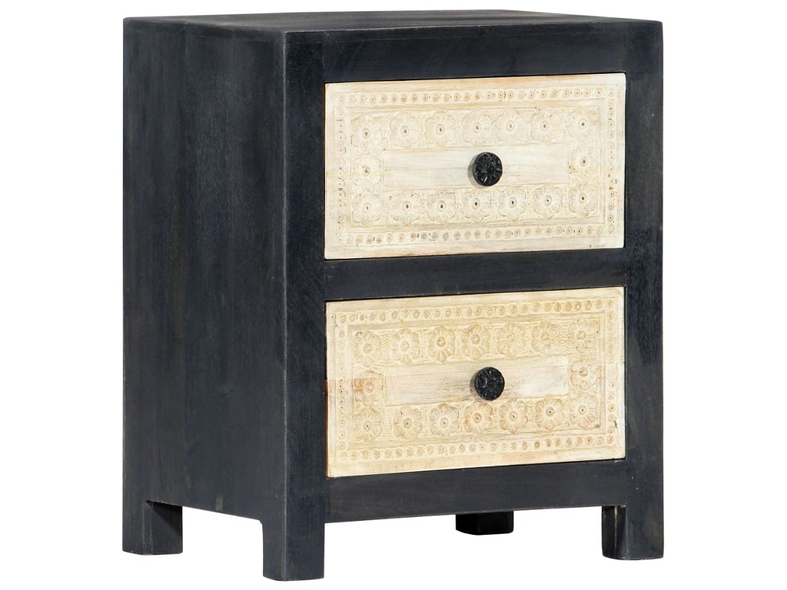 Bedside Cabinet, Bedside Cabinets Vidaxl Cinzeto Madeira