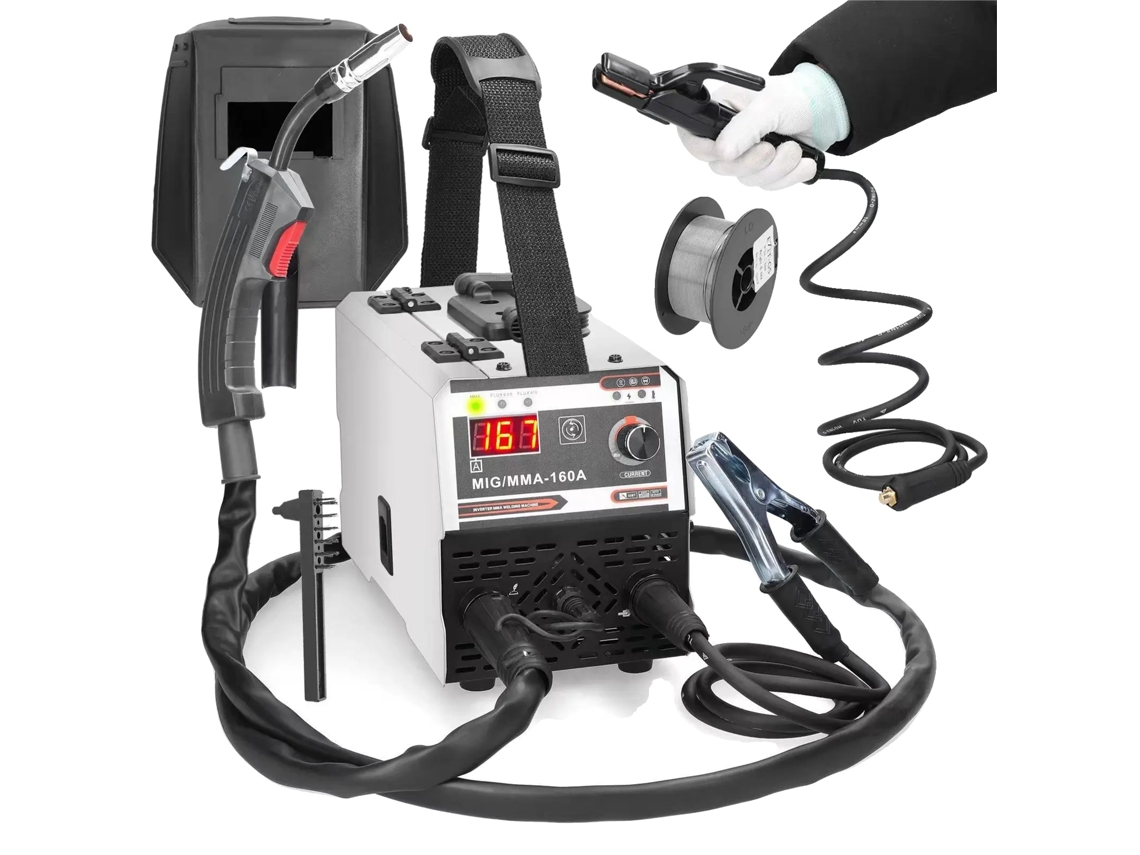 Máquina De Solda Mig Mma, Função Dupla, Sistema De Resfriamento Eficiente, Mma-160a