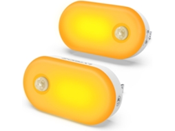 Lurelia, Luminária Mesa Led, Sensor Pir, Plugue Ue, Auto, Branco Frio, Pack 2, Corredor, Escadas