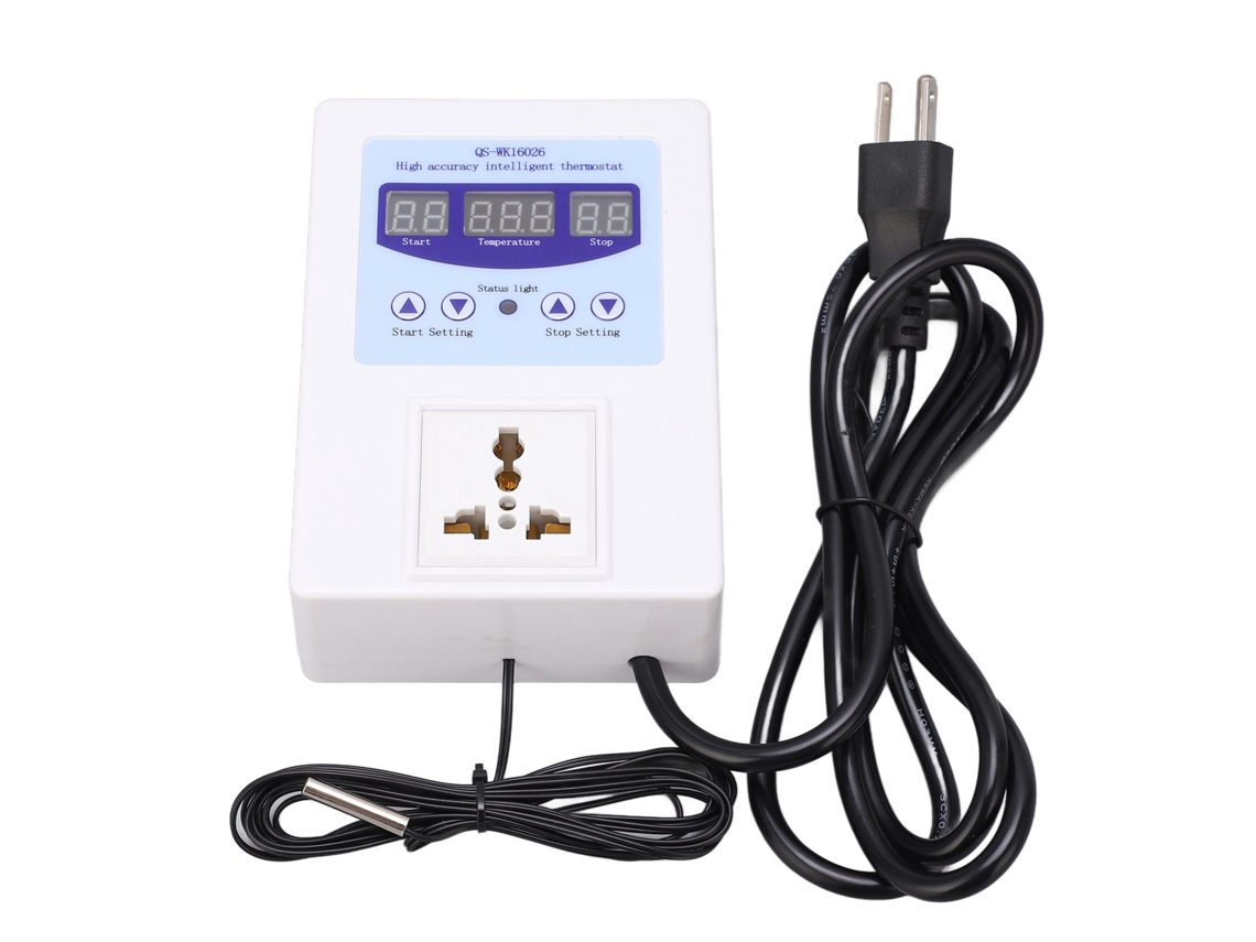 Controlador de Temperatura Digital Automático com Plug Us 110‑240v S/MARCA