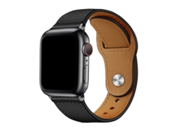2026 cinta de Relógio Suave de Couro Pu para Iwatch 38/40/41 Preto