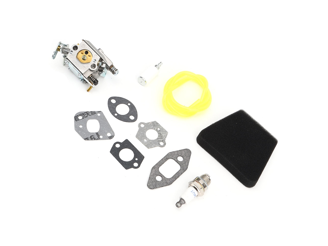 Kit de juntas para filtro de ar e combustível do carburador para motosserras Cat 335, 435 e 440.