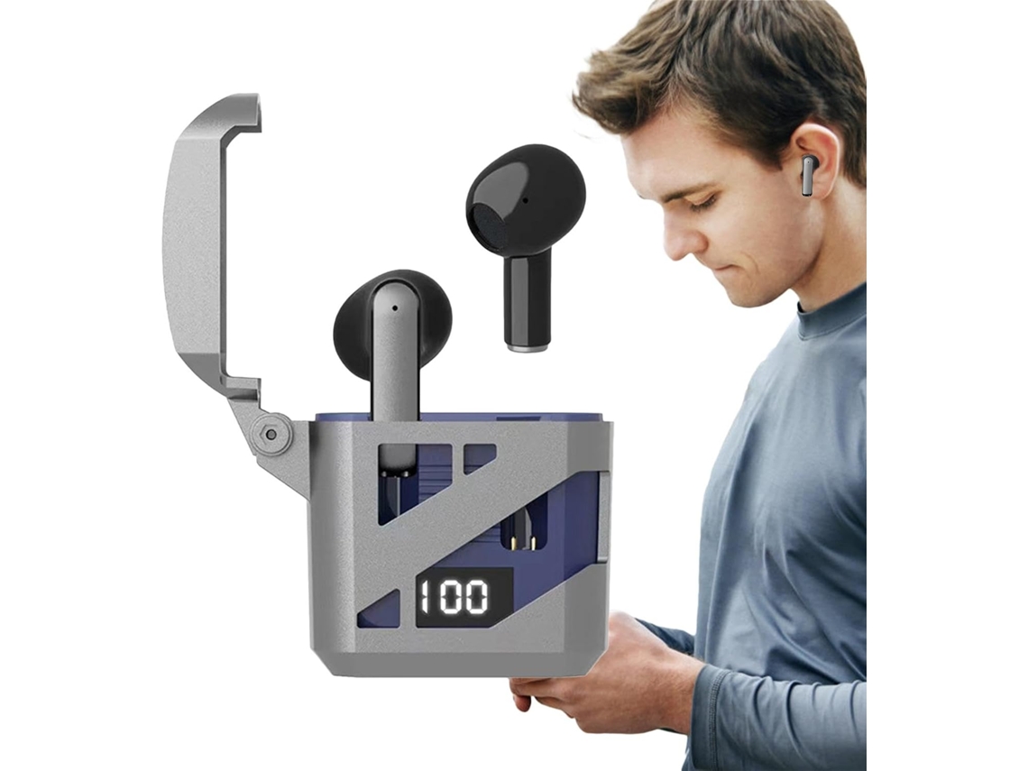 Fones De Ouvido Sem Fio Com Som Graves Profundos, Som Estéreo Hifi, Cancelamento De Ruído E Graves Profundos