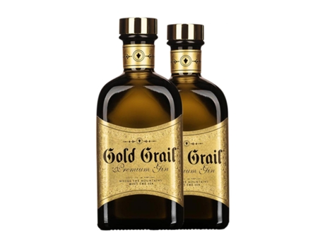 Gin CASA REDONDO Gold Grail Premium Gin Portugal Garrafa Medium (0.5 L - 2 Unidades)