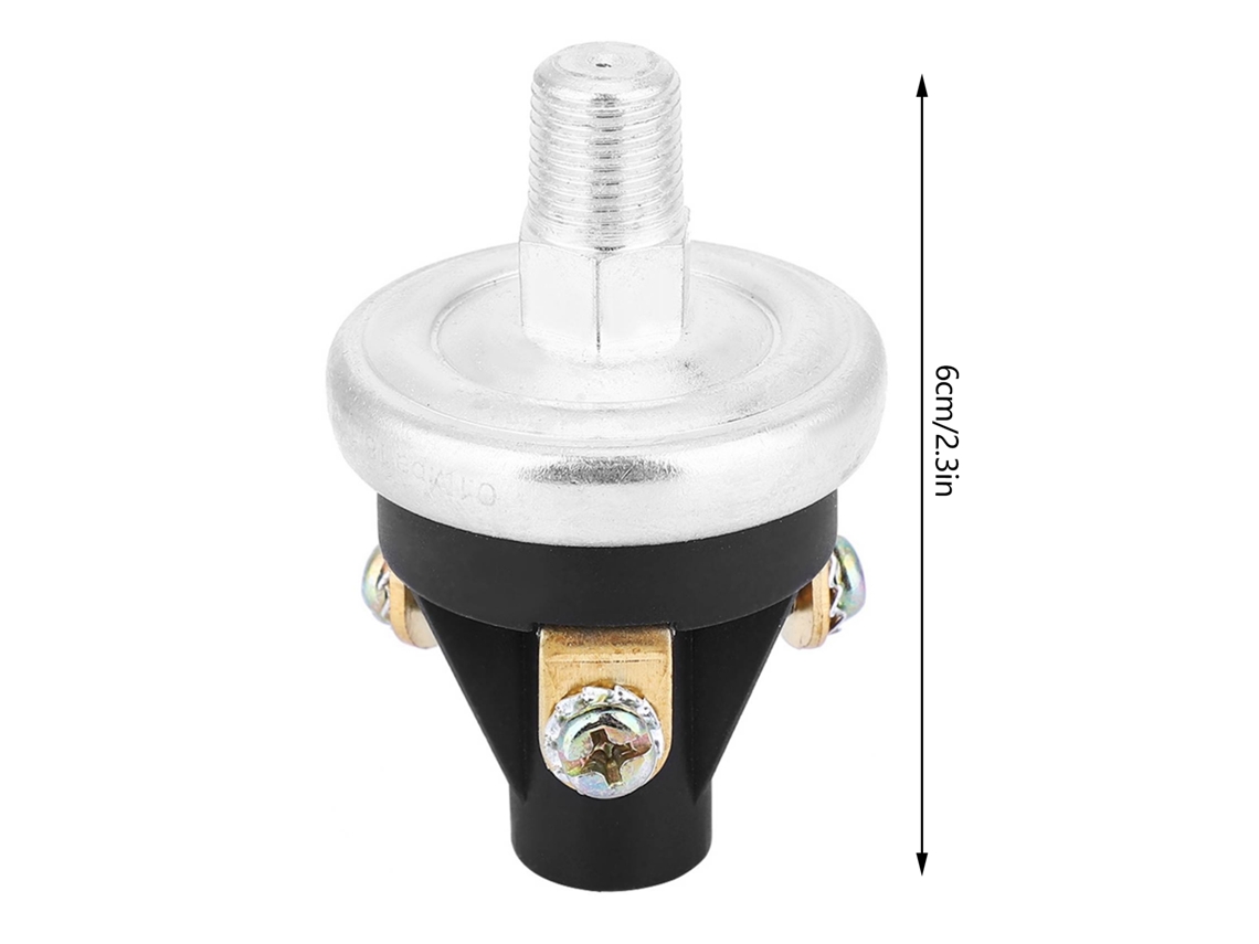 Laxiscreed Interruptor De Alarme De Baixa Pressão De Óleo Para Sistema De Três Pontos Com Adaptador Npt 1/8
