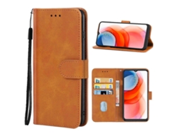 Capa De Couro Para Motorola Moto G Play 2021