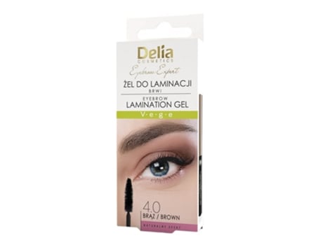Gel De Laminação Para Sobrancelhas Delia Expert Cor Marrom, 4ml