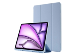 Capa de couro tripla Webake Skin Feel para tablet com compartimento para caneta