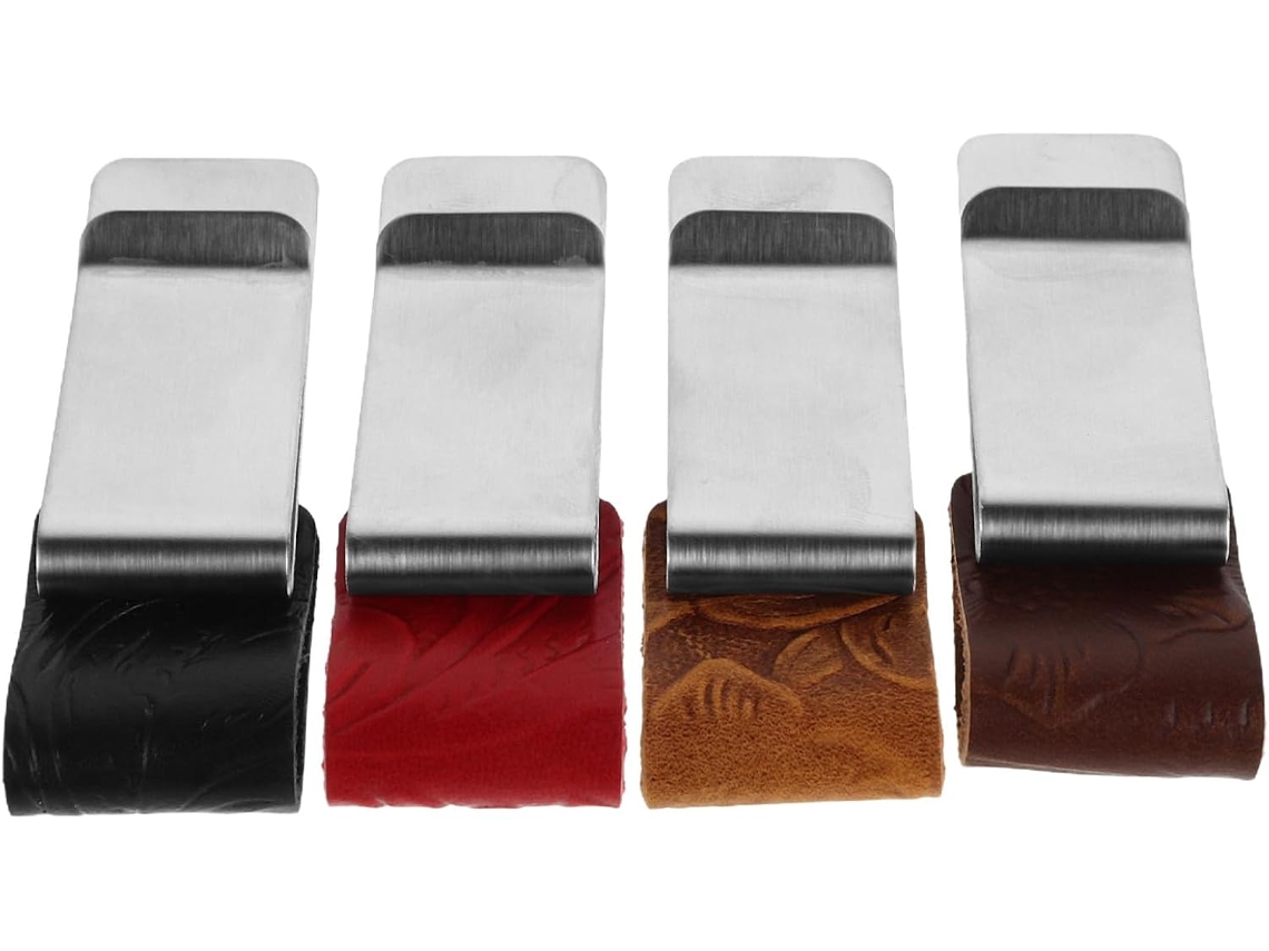 Clipe Organizador De Canetas Em Aço Inoxidável, Ideal Para Decoração Escolar, Porta Cadernos Portátil E Versátil