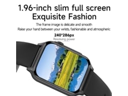 Relógio inteligente com chamadas Bluetooth EOOCOO