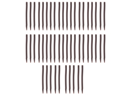 50 Manguitos de Borracha Anti emaranhamento para Pesca 53mm