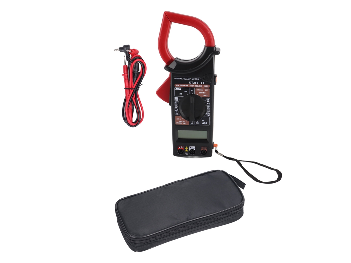 Pinza Amperimétrica Digital Multifuncional Tester Voltímetro Ac Dc Ncv