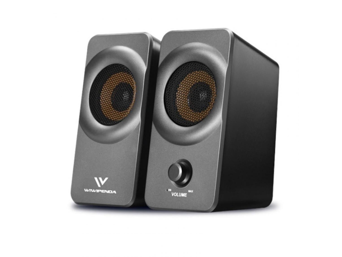 Mini Alto Falante Estéreo Surround Multimídia X5 Para Computador De Mesa Com Viva Voz De 3,5 Mm | Alto Falantes Portáteis Olysi Shop