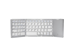 Teclado Bluetooth Dobrável B089t com Touchpad TAISHENGDA (prateado)