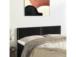 Vidaxl Cabeceiras Preto 144x5x78/88 Cm Veludo