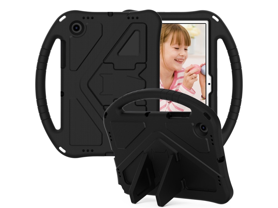Elysve Capa Protetora Para Samsung Galaxy Tab A8 10,5 Polegadas 2021, Proteção Antiqueda, Cor Preta