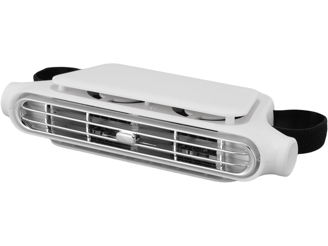 Ventilador De Resfriamento Para Assento Carro Sem Lâminas, Ajustável, Alimentado Por Usb, Para Encosto De Cabeça, Com