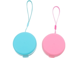 Conjunto De 2 Escovas Silicone Para Banho, Corpo E Rosto, Para Cabelo E