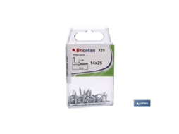 Bl 7 uds. 19x60 zincado   caja 12 unid.