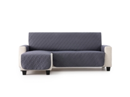Maxifundas | Capa Para Sofá Dry Protect | Cor Cinza Claro | Chaise Longue Esquerda 280 Cm | Repelente De Líquidos, Antimanchas E Acolchoada