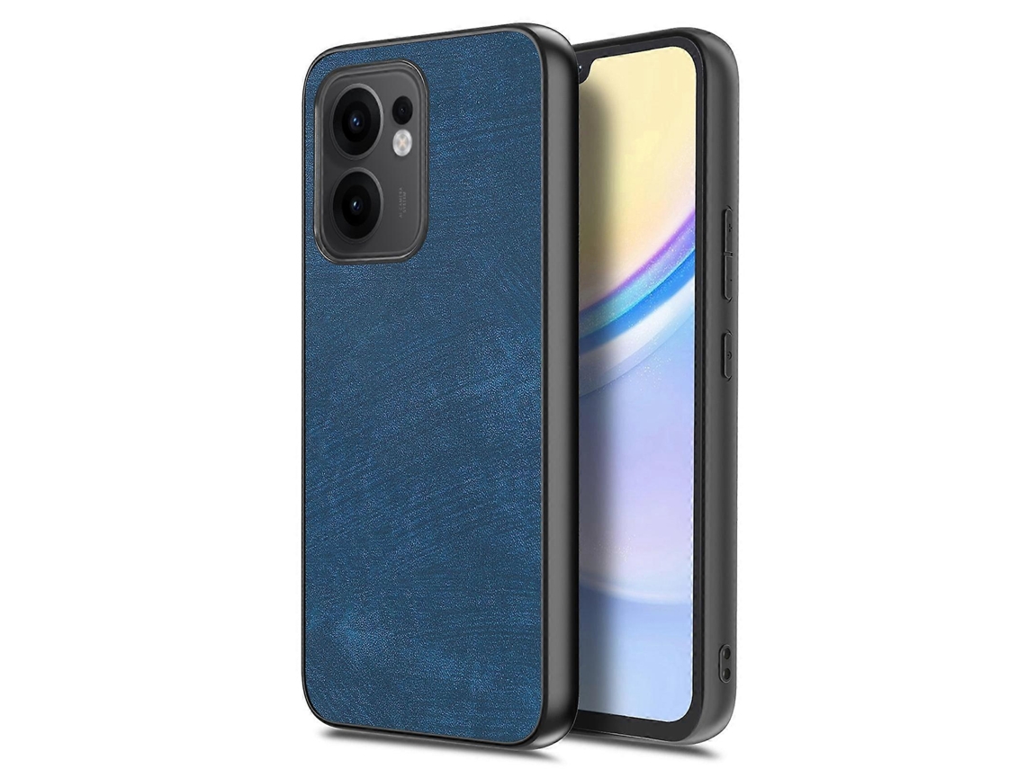 Capa Traseira De Couro Vintage Para Oppo Reno13 F