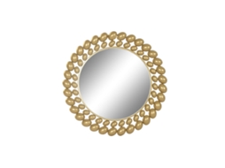 Espelho De Parede Home Esprit Dourado 70 X 3 X 70 Cm