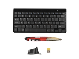 Conjunto De Teclado E Mouse Sem Fio Slim Mini