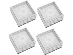 Nuobesty Conjunto De 4-tapetes Antiderrapantes Empilháveis Para Máquina Lavar E Geladeira Com Redução Vibração Uso