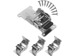 Dobradiças Dobráveis Reforçadas Em Aço Inoxidável, Conjunto De 4 Peças, Com Mecanismo De Travamento Automático, 0° 90°