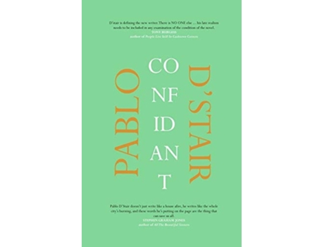 Livro Confidant De Pablo D'stair (inglês)