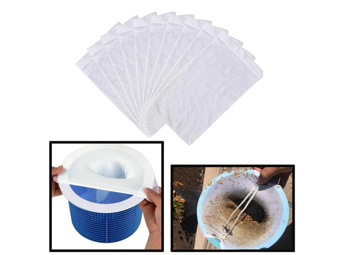 20 Peças de Meias Filtrantes AQUAFORGE em nylon e espuma para skimmer
